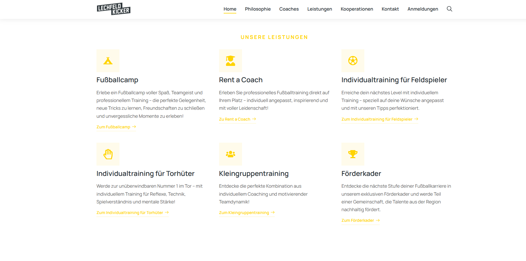 Website Vorschau